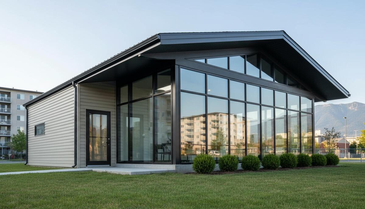 Офисное здание каркасное