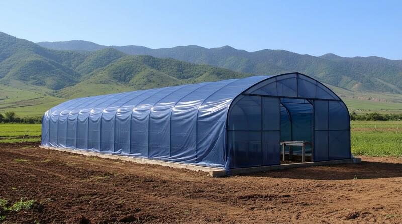 Теплица с плёнкой